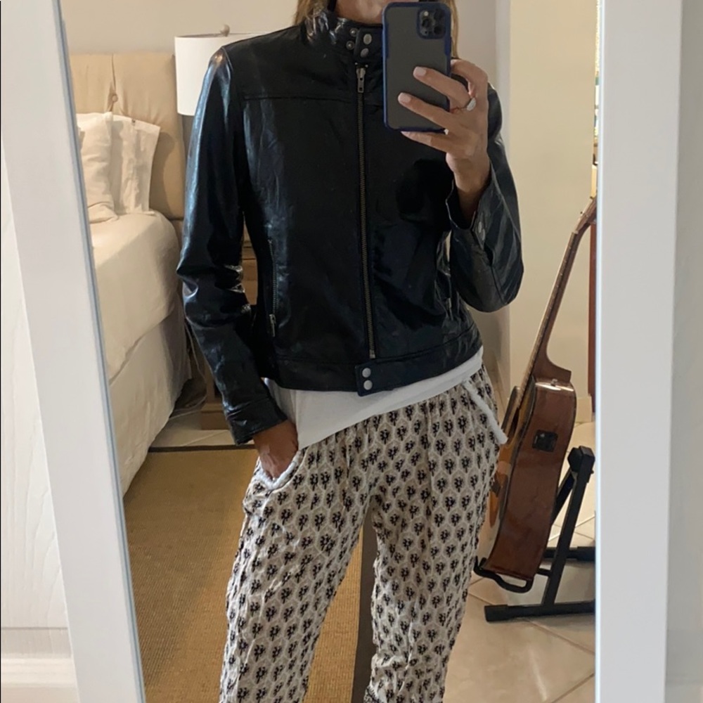 Gap Leather Moto Jacket